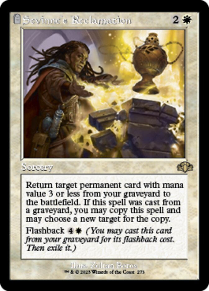 Sevinne's Reclamation (Retro) [Dominaria Remastered] | Dumpster Cat Games