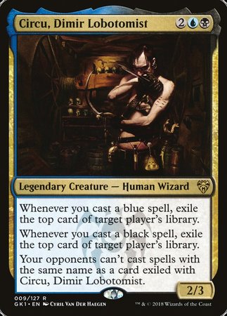 Circu, Dimir Lobotomist [GRN Guild Kit] | Dumpster Cat Games