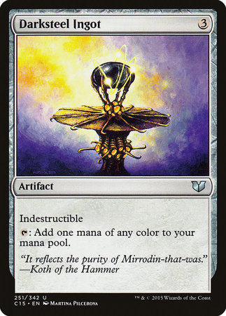 Darksteel Ingot [Commander 2015] | Dumpster Cat Games