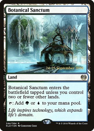 Botanical Sanctum [Kaladesh Promos] | Dumpster Cat Games