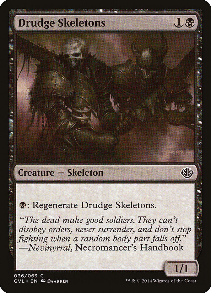 Drudge Skeletons (Garruk vs. Liliana) [Duel Decks Anthology] | Dumpster Cat Games