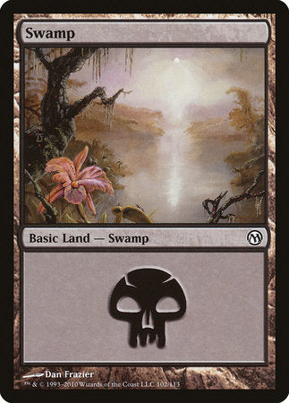 Swamp (102) [Duels of the Planeswalkers] | Dumpster Cat Games