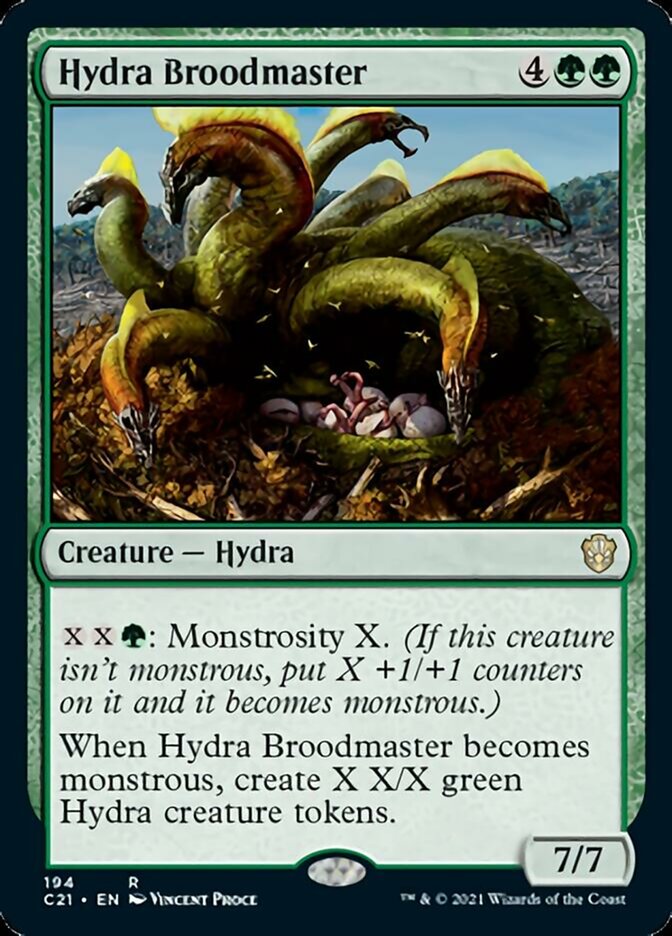Hydra Broodmaster [Commander 2021] | Dumpster Cat Games