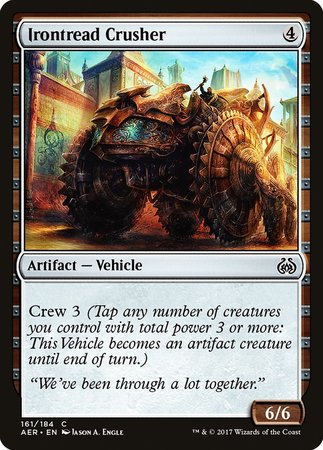 Irontread Crusher [Aether Revolt] | Dumpster Cat Games