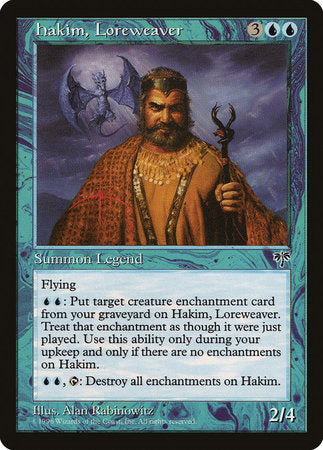 Hakim, Loreweaver [Mirage] | Dumpster Cat Games