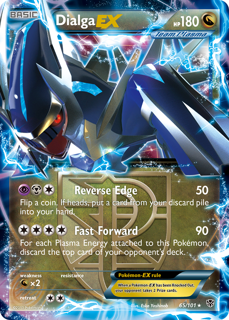Dialga EX (65/101) [Black & White: Plasma Blast] | Dumpster Cat Games