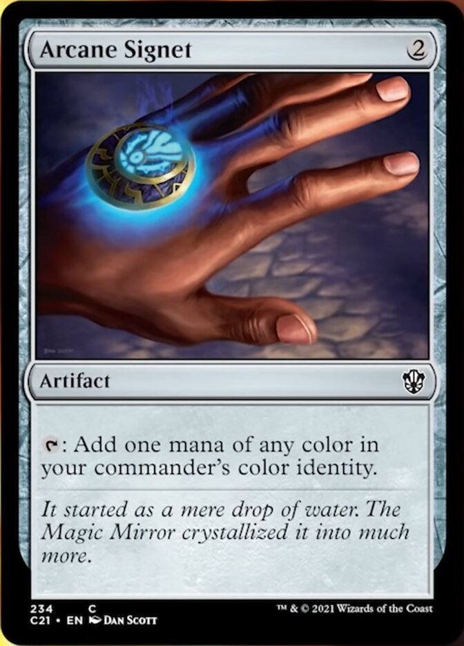 Arcane Signet [Commander 2021] | Dumpster Cat Games