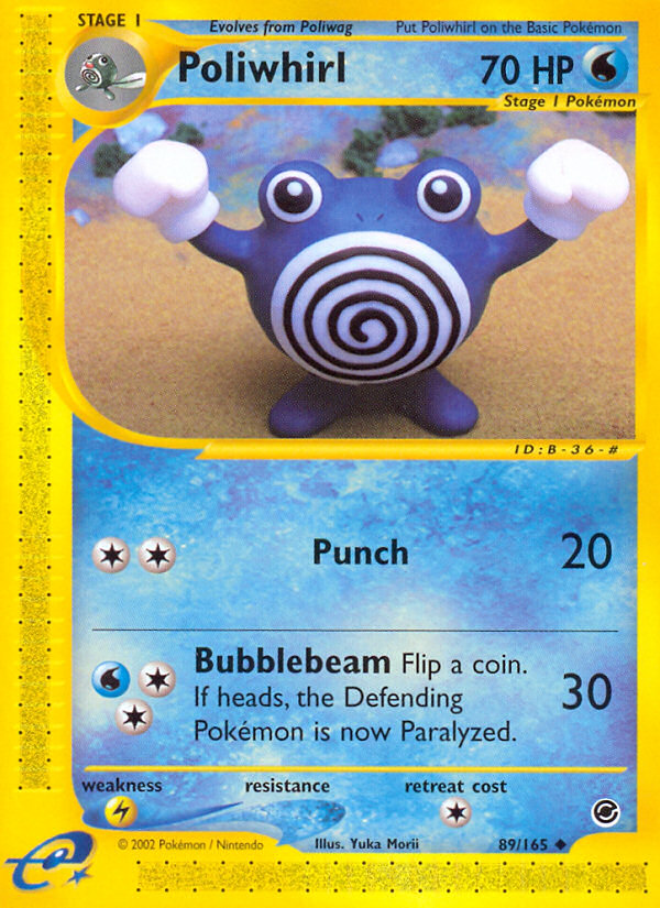Poliwhirl (89/165) [Expedition: Base Set] | Dumpster Cat Games