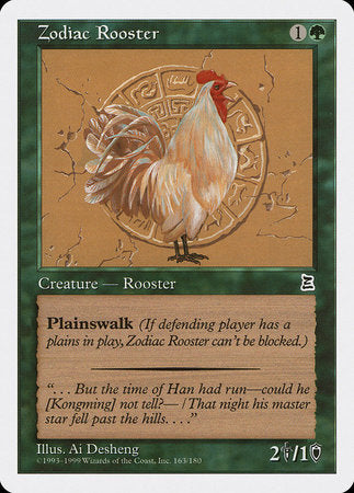 Zodiac Rooster [Portal Three Kingdoms] | Dumpster Cat Games