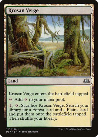 Krosan Verge [Planechase Anthology] | Dumpster Cat Games