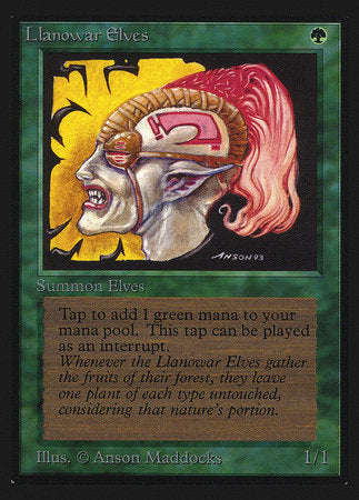 Llanowar Elves (IE) [Intl. Collectors’ Edition] | Dumpster Cat Games