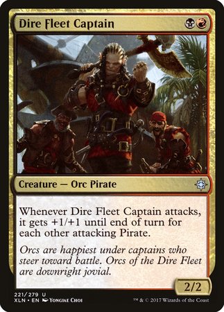 Dire Fleet Captain [Ixalan] | Dumpster Cat Games