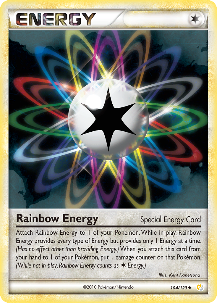 Rainbow Energy (104/123) [HeartGold & SoulSilver: Base Set] | Dumpster Cat Games