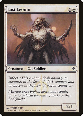 Lost Leonin [New Phyrexia] | Dumpster Cat Games