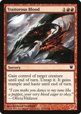 Traitorous Blood [Innistrad] | Dumpster Cat Games