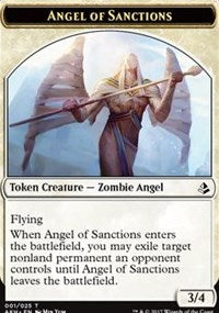 Angel of Sanctions // Drake Token [Amonkhet Tokens] | Dumpster Cat Games