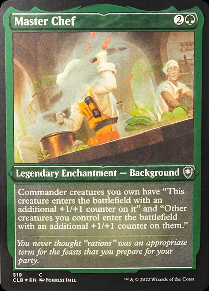 Master Chef (Foil Etched) [Commander Legends: Battle for Baldur's Gate] | Dumpster Cat Games