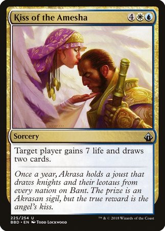 Kiss of the Amesha [Battlebond] | Dumpster Cat Games