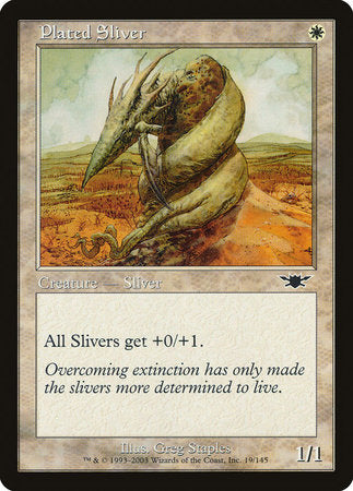 Plated Sliver [Legions] | Dumpster Cat Games