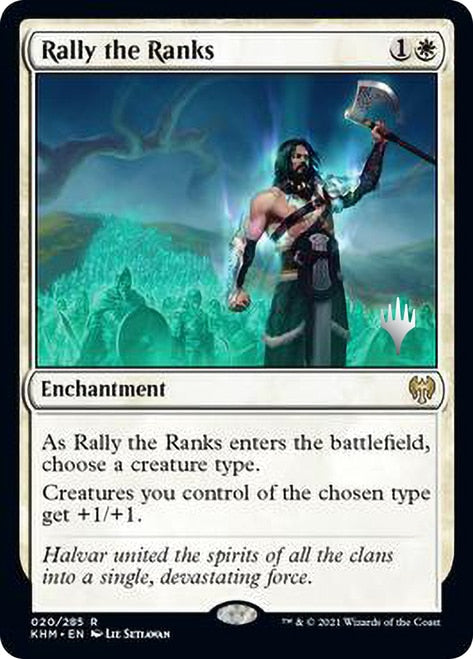 Rally the Ranks [Kaldheim Promo Pack] | Dumpster Cat Games