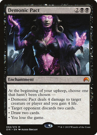 Demonic Pact [Magic Origins] | Dumpster Cat Games
