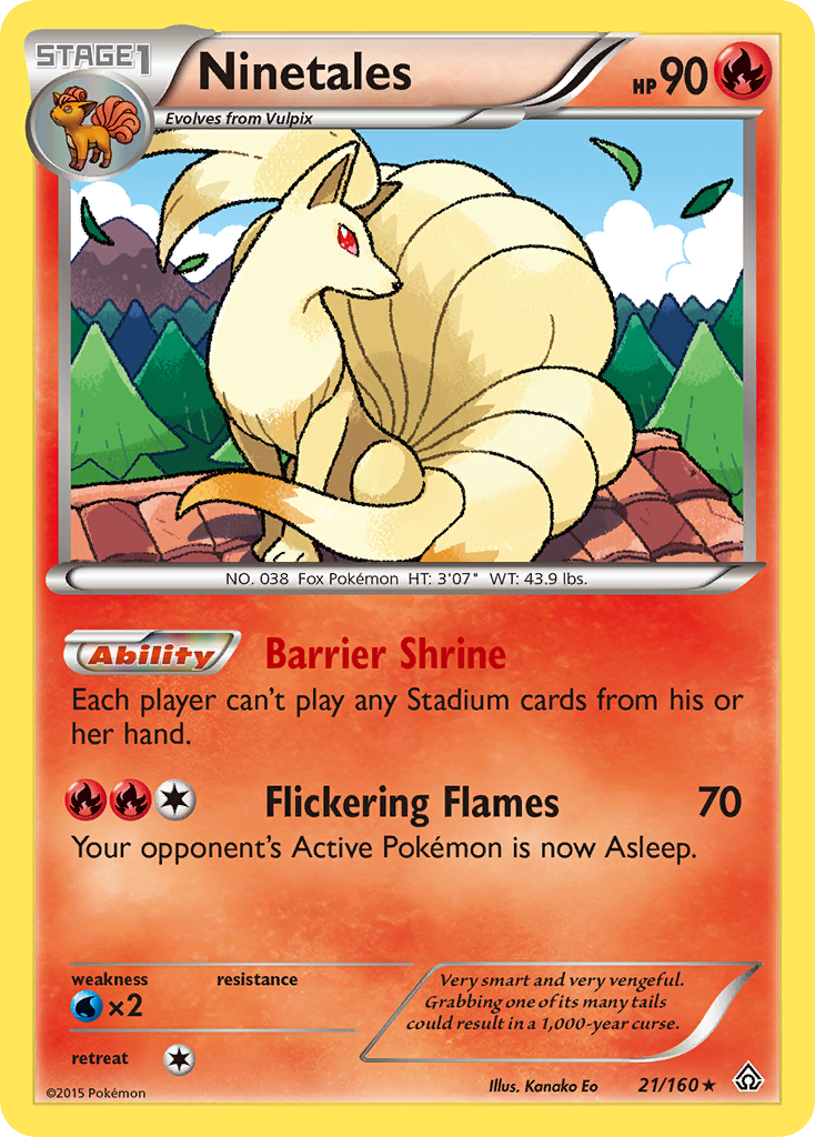 Ninetales (21/160) [XY: Primal Clash] | Dumpster Cat Games