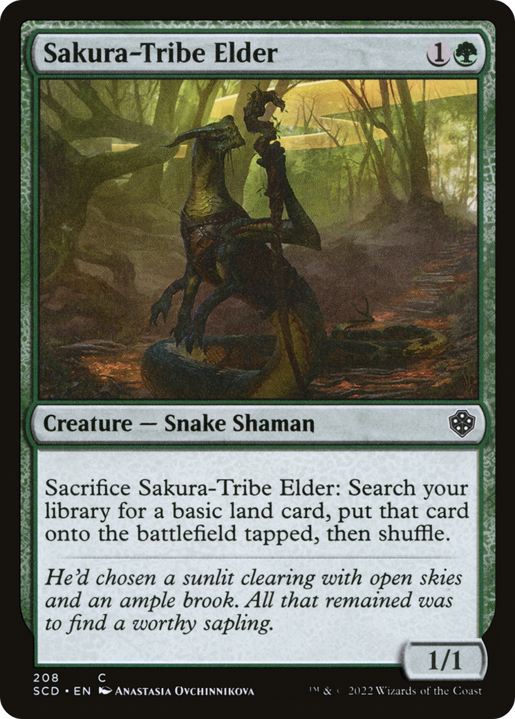 Sakura-Tribe Elder [Starter Commander Decks] | Dumpster Cat Games