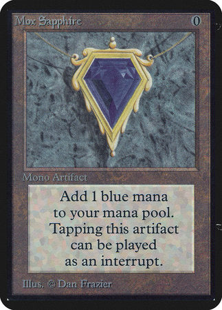 Mox Sapphire [Limited Edition Alpha] | Dumpster Cat Games