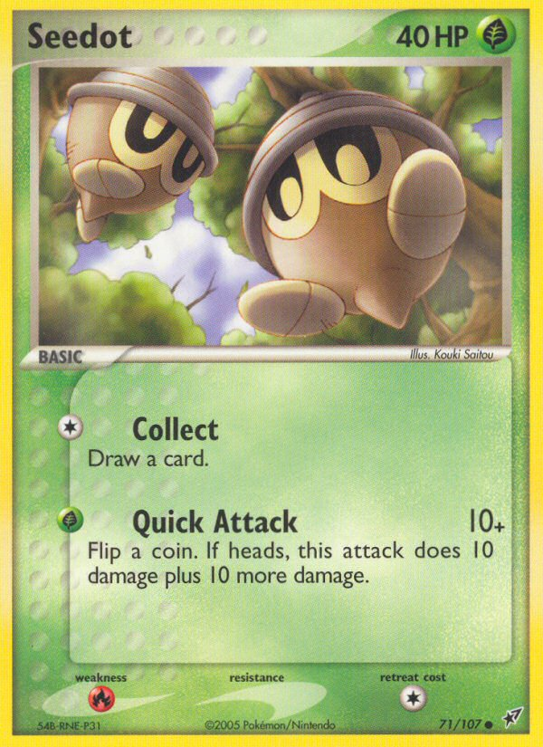 Seedot (71/107) [EX: Deoxys] | Dumpster Cat Games