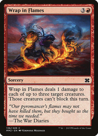 Wrap in Flames [Modern Masters 2015] | Dumpster Cat Games