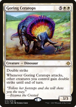 Goring Ceratops [Ixalan] | Dumpster Cat Games