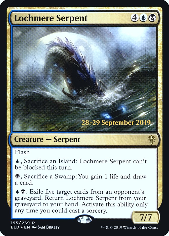 Lochmere Serpent  [Throne of Eldraine Prerelease Promos] | Dumpster Cat Games