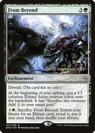 From Beyond [Battle for Zendikar Promos] | Dumpster Cat Games
