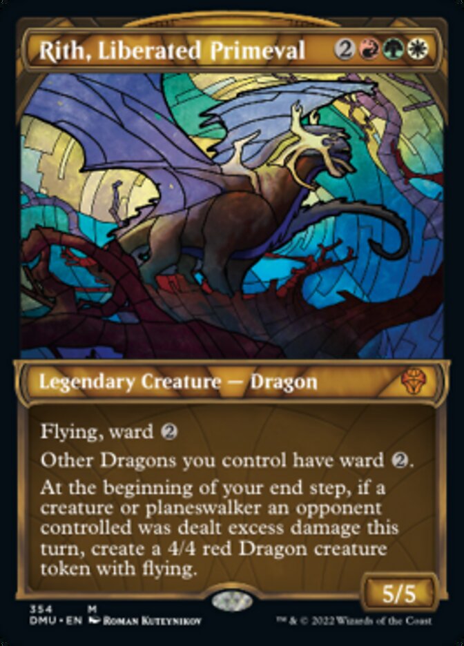 Rith, Liberated Primeval (Showcase Textured) [Dominaria United] | Dumpster Cat Games