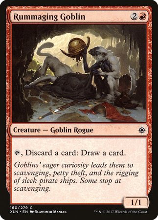 Rummaging Goblin [Ixalan] | Dumpster Cat Games