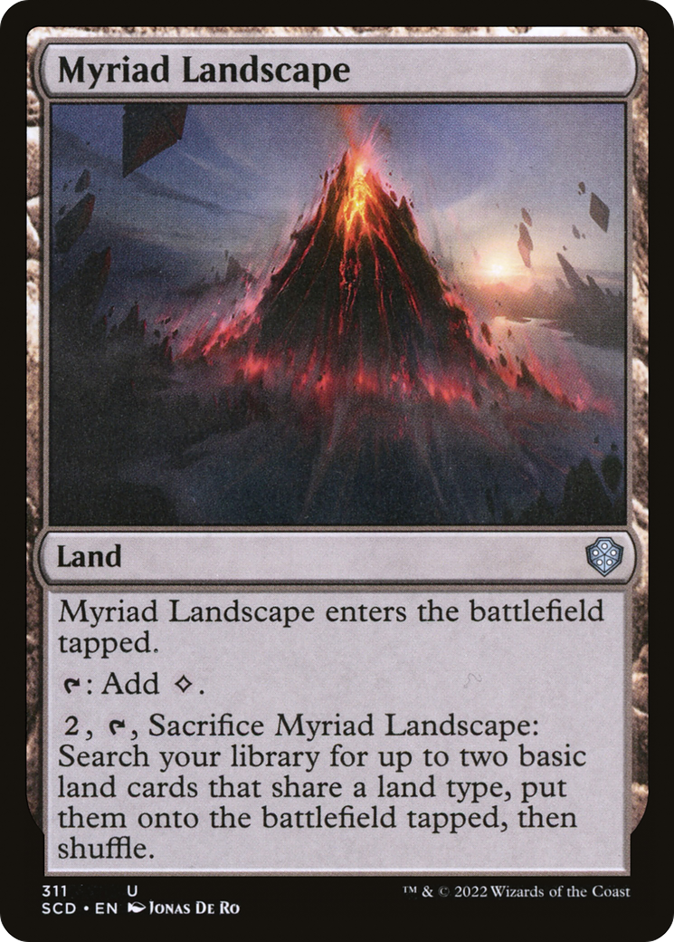 Myriad Landscape [Starter Commander Decks] | Dumpster Cat Games