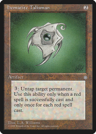 Hematite Talisman [Ice Age] | Dumpster Cat Games