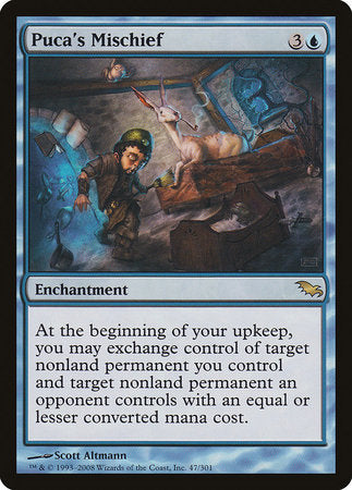 Puca's Mischief [Shadowmoor] | Dumpster Cat Games