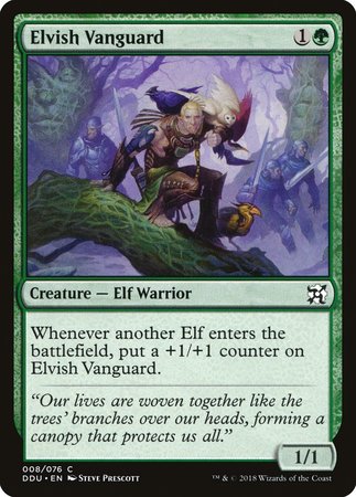 Elvish Vanguard [Duel Decks: Elves vs. Inventors] | Dumpster Cat Games