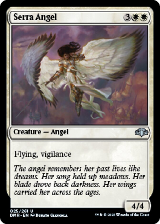 Serra Angel [Dominaria Remastered] | Dumpster Cat Games