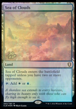 Sea of Clouds [Commander Legends: Battle for Baldur's Gate Prerelease Promos] | Dumpster Cat Games