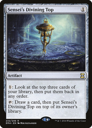 Sensei's Divining Top [Eternal Masters] | Dumpster Cat Games