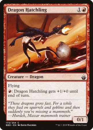 Dragon Hatchling [Battlebond] | Dumpster Cat Games