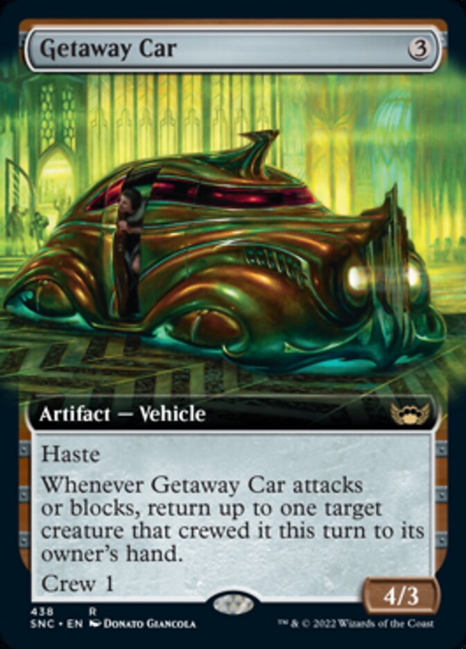 Getaway Car (Extended Art) [Streets of New Capenna] | Dumpster Cat Games