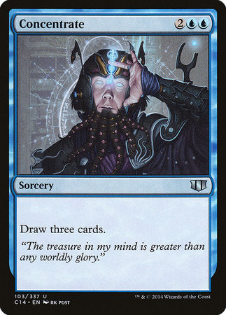 Concentrate [Commander 2014] | Dumpster Cat Games