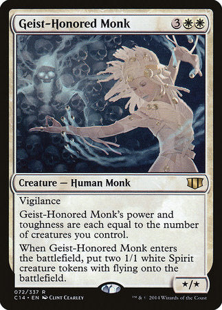 Geist-Honored Monk [Commander 2014] | Dumpster Cat Games
