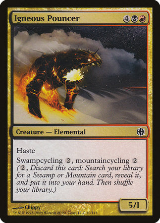Igneous Pouncer [Alara Reborn] | Dumpster Cat Games