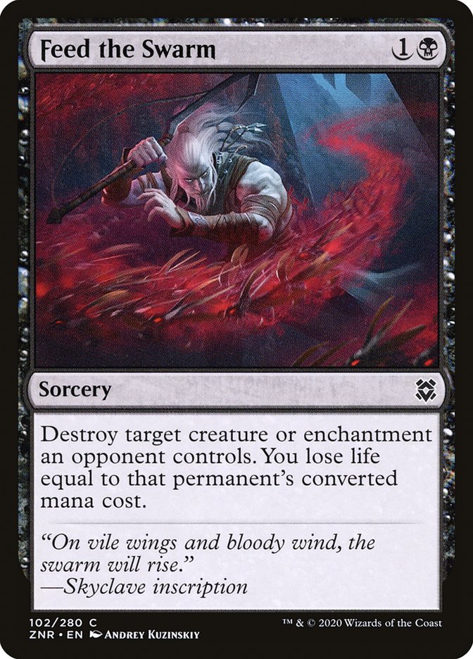 Feed the Swarm [Zendikar Rising] | Dumpster Cat Games
