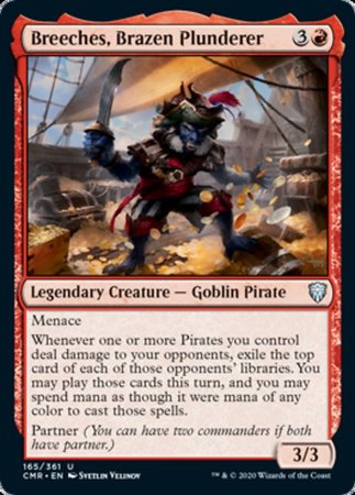 Breeches, Brazen Plunderer [Commander Legends] | Dumpster Cat Games