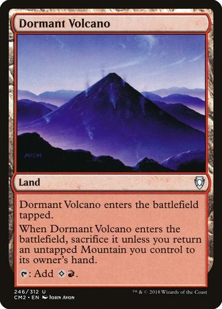 Dormant Volcano [Commander Anthology Volume II] | Dumpster Cat Games